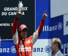 Fernando Alonso - Ferrari - Montreal, 2010 (terza classificata)