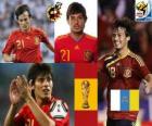 David Silva (arte e di suggerimento) Centrocampista da seleção espanhola