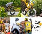 Il 2010 Tour de France: Contador e Andy Schleck Alberto