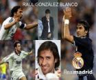 Raul Gonzalez Blanco, attaccante del Real Madrid CF, tra il 1994 e il 2010