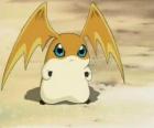 Patamon è il partner Digimon di TK, è un Digivolution di Potomon e Tokomon