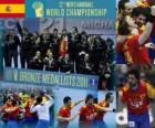 Spagna, medaglia di bronzo ai Mondiali 2011 di pallamano