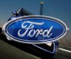 Ford logo. Marchio di auto statunitense
