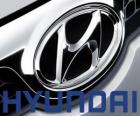 Logo di Hyundai, marca di automobili in Corea del Sud