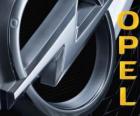 Opel logo, marchio automobilistico tedesco