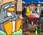 Sensei è un essere vivente pinguino molto saggia nel Dojo e insegna loro ad essere pinguini ninja