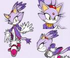 Blaze the Cat, una princesa i una de les amigues de Sonic