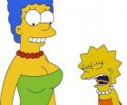 Marge grida sorpreso vedendo Lisa