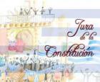 Giura della Costituzione dell'Uruguay. Ogni 18 luglio si celebra il giuramento della prima costituzione nazionale del 1830