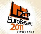 Logo EuroBasket 2011 Lituania. Campionati Europei Pallacanestro 2011. Fiba Europa