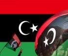 Bandiera della Libia. Con il trionfo della ribellione del 2011 è stato recuperata la bandiera del 1951