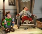 Arthur Christmas amb el seu avi