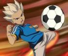 Shuya Gouenji o Axel Blaze, attaccante e miglior marcatore della squadra Raimon nel avventure di Inazuma Eleven