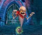 Skylander Ghost Roaster, una creatura che mangia i fantasmi cattivi. Skylanders Morti viventi