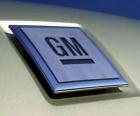 Logo della GM o General Motors. Marchio automobilistico degli Stati Uniti