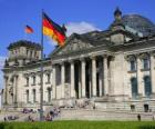 Il Reichstag, Francoforte, Germania