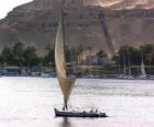 Il fiume Nilo è il più grande fiume in Africa, passando attraverso l'Egitto