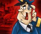 L'agente Dibble, il poliziotto che si occupa di vicolo del Top Cat e la sua banda