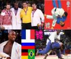 Podio maschile Judo oltre 100 kg