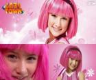 Stephanie, la ragazza protagonista di Lazy Town che ama il colore rosa