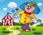 Giocoliere clown