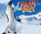 Gloria è un pinguino imperatore femminile, Mumble è innamorato di Gloria nel film Happy Feet