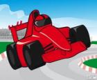 Auto da corsa F1 rosso
