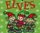 Tre piccoli elfi di Babbo Natale