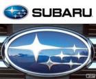 Subaru logo, marchio automobilistico giapponese