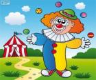 Clown giocoleria