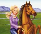 Barbie con un bel cavallo