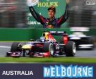 Sebastian Vettel - Red Bull - Gran Premio d'Australia 2013, 3 ° classificato