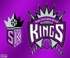 Logo Sacramento Kings, squadra NBA. Pacific Division, Western Conference
