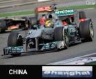 Lewis Hamilton - Mercedes - Gran Premio della Cina 2013, 3 ° classificato