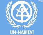 Logo UN-HABITAT. Programma delle Nazioni Unite per gli Insediamenti Umani