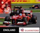 Fernando Alonso - Ferrari - Gran Premio di Gran Bretagna 2013, 3 ° classificato