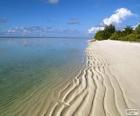 Spiaggia delle Maldive