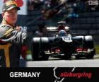 Kimi Räikkönen - Lotus - Gran Premio Germania 2013, 2º classificato