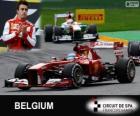 Fernando Alonso - Ferrari - Gran Premio Belgio 2013, 2º classificato