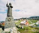 Statua di Hans Egede, Nuuk, Groenlandia