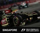 Kimi Räikkönen - Lotus - Gran Premio di Singapore 2013, 3 ° classificato