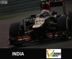 Romain Grosjean - Lotus - Gran Premio dell'India 2013, 3 ° classificato
