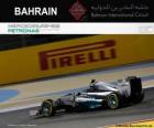 Nico Rosberg - Mercedes - Gran Premio Bahrain 2014, 2º classificato