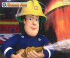 Sam i pompiere con il tubo