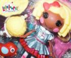 Dot Starlight da Lalaloopsy con il suo animale domestico, un uccello