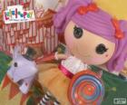 Una bambola Lalaloopsy, Peanut Big Top con il suo animale domestico, un elefante