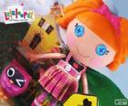 Bea Spells-A-Lot da Lalaloopsy con il suo animale domestico, un gufo