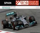 Nico Rosberg - Mercedes - Gran Premio di Spagna 2014, 2º classificato