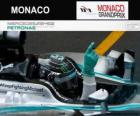 Nico Rosberg celebra la sua vittoria nel Gran Premio di Monaco 2014