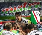 Legia Varsavia, campione del campionato di calcio polacco Ekstraklasa 2013-2014